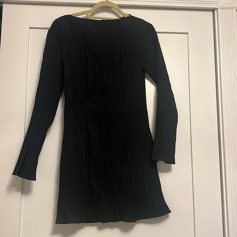 Long sleeve mini dress